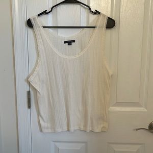 American Eagle Cream Tank Top Size XL